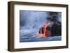 Kilauea lava flow near former town of Kalapana, Big Island, Hawaii, USA-Stuart Westmorland-Framed Photographic Print