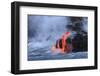 Kilauea lava flow near former town of Kalapana, Big Island, Hawaii, USA-Stuart Westmorland-Framed Photographic Print