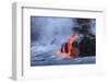 Kilauea lava flow near former town of Kalapana, Big Island, Hawaii, USA-Stuart Westmorland-Framed Photographic Print