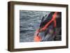 Kilauea lava flow near former town of Kalapana, Big Island, Hawaii, USA-Stuart Westmorland-Framed Photographic Print