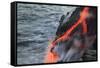 Kilauea lava flow near former town of Kalapana, Big Island, Hawaii, USA-Stuart Westmorland-Framed Stretched Canvas