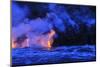 Kilauea lava flow near former town of Kalapana, Big Island, Hawaii, USA-Stuart Westmorland-Mounted Photographic Print