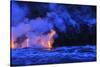 Kilauea lava flow near former town of Kalapana, Big Island, Hawaii, USA-Stuart Westmorland-Stretched Canvas