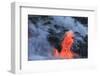 Kilauea lava flow near former town of Kalapana, Big Island, Hawaii, USA-Stuart Westmorland-Framed Photographic Print