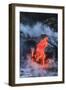 Kilauea lava flow near former town of Kalapana, Big Island, Hawaii, USA-Stuart Westmorland-Framed Photographic Print