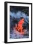 Kilauea lava flow near former town of Kalapana, Big Island, Hawaii, USA-Stuart Westmorland-Framed Photographic Print