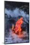 Kilauea lava flow near former town of Kalapana, Big Island, Hawaii, USA-Stuart Westmorland-Mounted Photographic Print