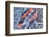 Kilauea lava flow near former town of Kalapana, Big Island, Hawaii, USA-Stuart Westmorland-Framed Photographic Print