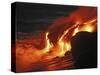 Kilauea Lava Flow Sea Entry, Big Island, Hawaii-null-Stretched Canvas