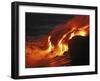 Kilauea Lava Flow Sea Entry, Big Island, Hawaii-null-Framed Photographic Print