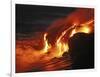 Kilauea Lava Flow Sea Entry, Big Island, Hawaii-null-Framed Photographic Print