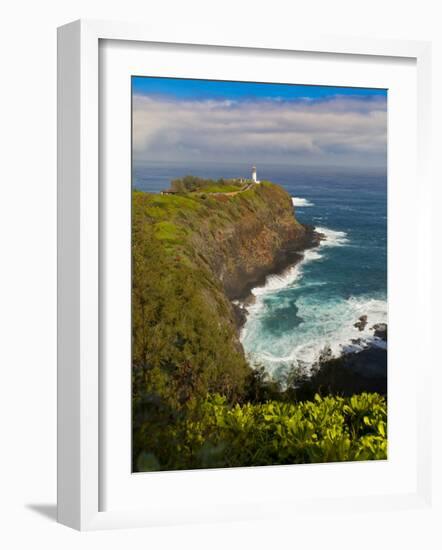 Kilauea Lighthouse, Kauai, Hawaii, USA-Fred Lord-Framed Photographic Print