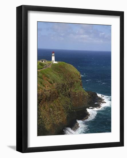 Kilauea Lighthouse Located on Kilauea Point on the Island of Kauai, Hawaii, USA-David R. Frazier-Framed Photographic Print