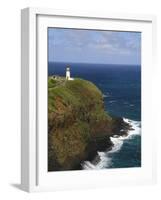 Kilauea Lighthouse Located on Kilauea Point on the Island of Kauai, Hawaii, USA-David R. Frazier-Framed Photographic Print