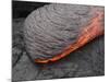 Kilauea Pahoehoe Lava Flow, Big Island, Hawaii-null-Mounted Photographic Print