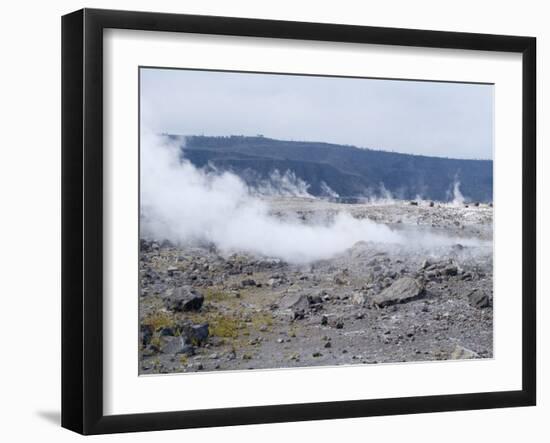 Kilauea Thermal Area, Hawaii Volcanoes National Park, Unesco World Heritage Site, Hawaii-Ethel Davies-Framed Photographic Print