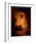 Kilauea volcano, Big Island, Hawaii. A rare lava flow formation called a 'fire hose'-Gayle Harper-Framed Photographic Print