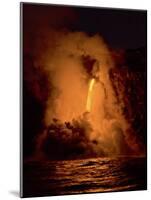 Kilauea volcano, Big Island, Hawaii. A rare lava flow formation called a 'fire hose'-Gayle Harper-Mounted Photographic Print