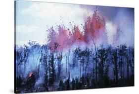 Kilauea Volcano Erupting-null-Stretched Canvas