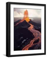 Kilauea Volcano Erupting-Jim Sugar-Framed Photographic Print