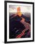 Kilauea Volcano Erupting-Jim Sugar-Framed Photographic Print