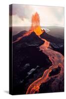 Kilauea Volcano Erupting-Jim Sugar-Stretched Canvas