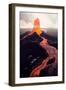 Kilauea Volcano Erupting-Jim Sugar-Framed Photographic Print