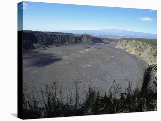 Kilaueau Iki Crater, Big Island, Hawaii, Hawaiian Islands, USA-Alison Wright-Stretched Canvas