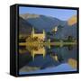 Kilchurn Castle Reflected in Loch Awe, Strathclyde, Scotland, UK, Europe-Roy Rainford-Framed Stretched Canvas