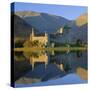 Kilchurn Castle Reflected in Loch Awe, Strathclyde, Scotland, UK, Europe-Roy Rainford-Stretched Canvas