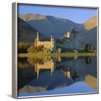 Kilchurn Castle Reflected in Loch Awe, Strathclyde, Scotland, UK, Europe-Roy Rainford-Framed Photographic Print