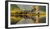 Kilchurn Castle Reflection in Loch Awe, Argyll and Bute, Scottish Highlands, Scotland-null-Framed Photographic Print