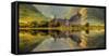 Kilchurn Castle Reflection in Loch Awe, Argyll and Bute, Scottish Highlands, Scotland-null-Framed Stretched Canvas