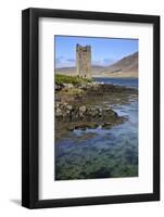 Kildavnet Castle, Achill Island, County Mayo, Connacht, Republic of Ireland, Europe-Carsten Krieger-Framed Photographic Print