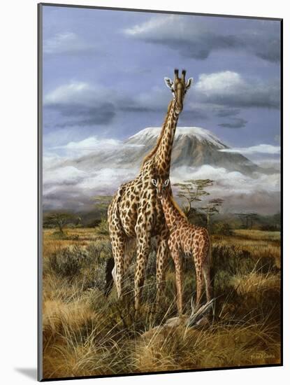 Kilimanjaro Pair-Trevor V. Swanson-Mounted Giclee Print