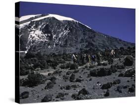 Kilimanjaro's Summit, Kilimanjaro-Michael Brown-Stretched Canvas