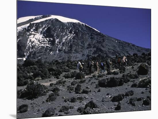 Kilimanjaro's Summit, Kilimanjaro-Michael Brown-Mounted Premium Photographic Print