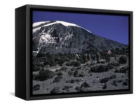 Kilimanjaro's Summit, Kilimanjaro-Michael Brown-Framed Stretched Canvas