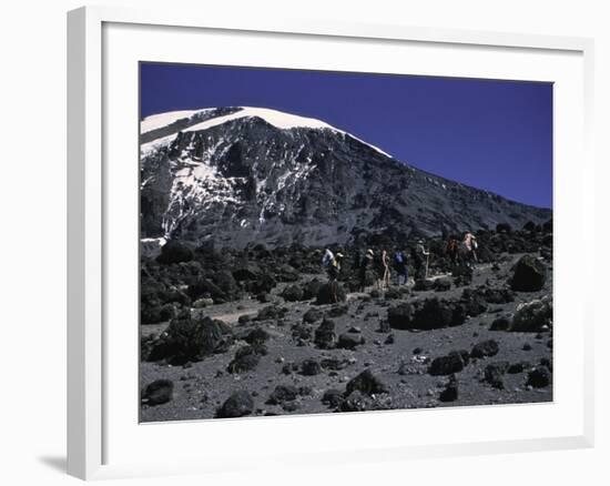 Kilimanjaro's Summit, Kilimanjaro-Michael Brown-Framed Photographic Print