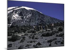 Kilimanjaro's Summit, Kilimanjaro-Michael Brown-Mounted Photographic Print