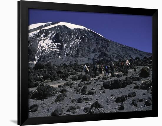 Kilimanjaro's Summit, Kilimanjaro-Michael Brown-Framed Photographic Print