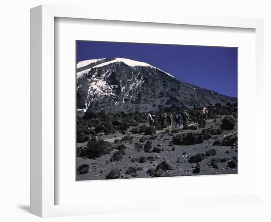 Kilimanjaro's Summit, Kilimanjaro-Michael Brown-Framed Photographic Print