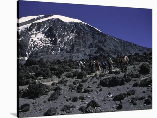 Kilimanjaro's Summit, Kilimanjaro-Michael Brown-Stretched Canvas