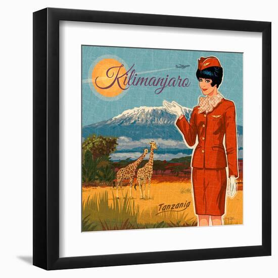 Kilimanjaro-Bruno Pozzo-Framed Art Print