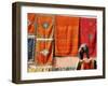 Kilims for Sale in the Carpet Souk, Marrakesh, Morocco, North Africa, Africa-Thouvenin Guy-Framed Photographic Print