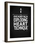 Kill Bill - Exploding Heart-Mark Rogan-Framed Giclee Print
