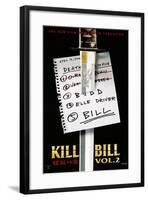 Kill Bill: Vol. 2, US Poster, 2004. © Miramax/courtesy Everett Collection-null-Framed Art Print