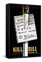 Kill Bill: Vol. 2, US Poster, 2004. © Miramax/courtesy Everett Collection-null-Framed Stretched Canvas