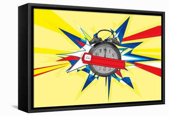 Kill The Clock Annimo-null-Framed Stretched Canvas