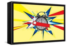 Kill The Clock Annimo-null-Framed Stretched Canvas